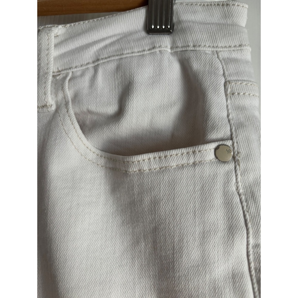 Judy Blue White Wide Leg Crop Jeans – Size 30 - Picture 6 of 10